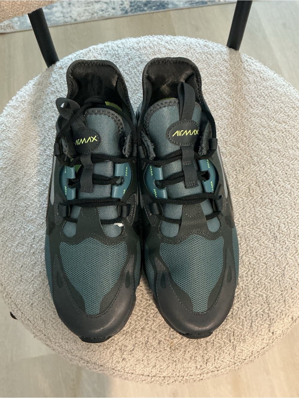 Nike Kids' Teal and Black Air Max Sneakers